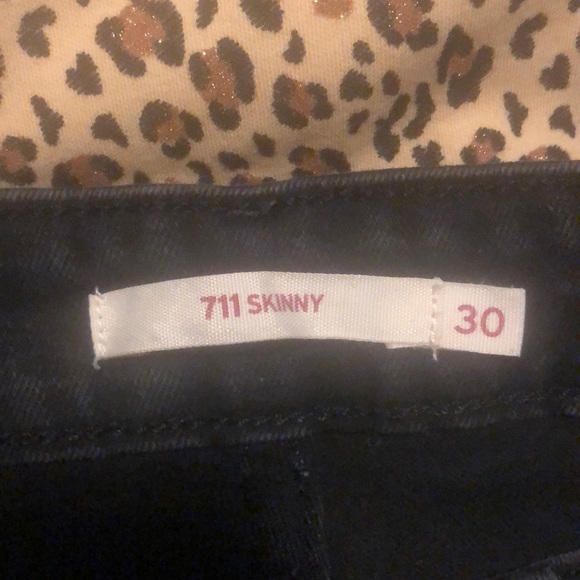 Black Levi’s 711 jeans - Picture 3 of 3